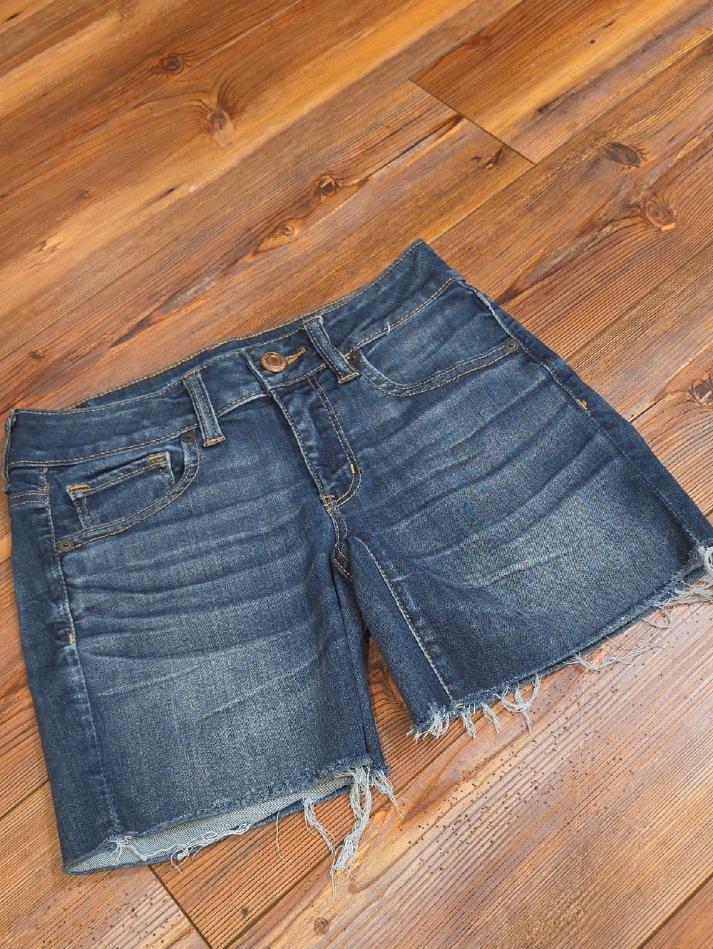 American Eagle Outfitters Dark Wash Jean Shorts